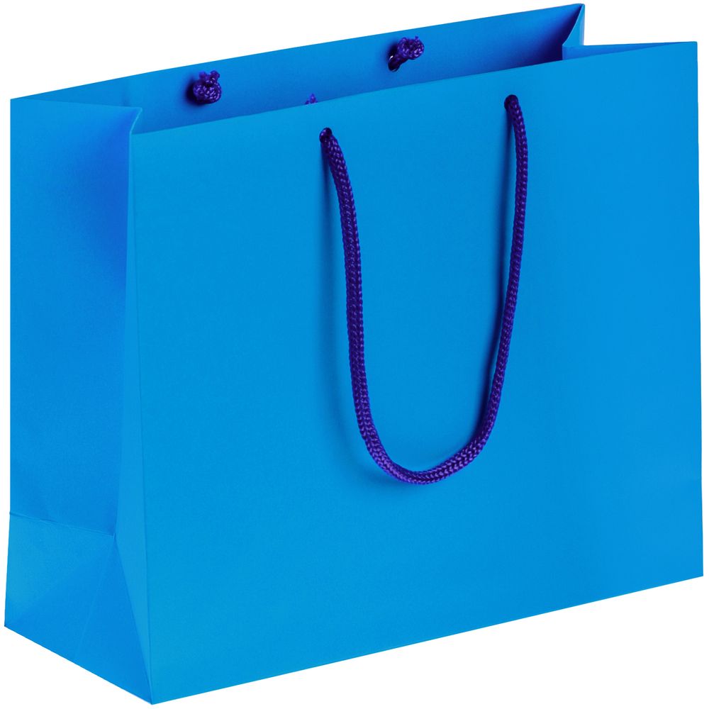 Пакет бумажный Porta S, голубой