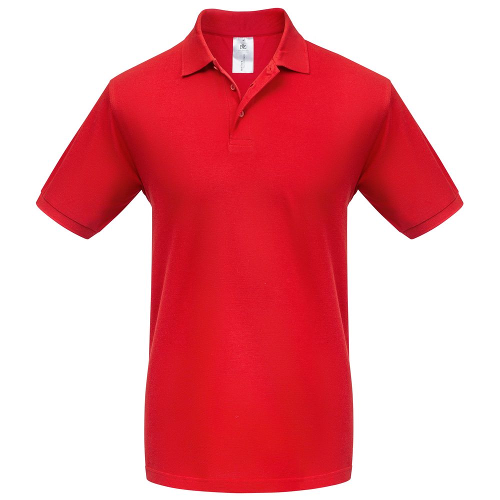 Рубашка поло Heavymill красная, размер L